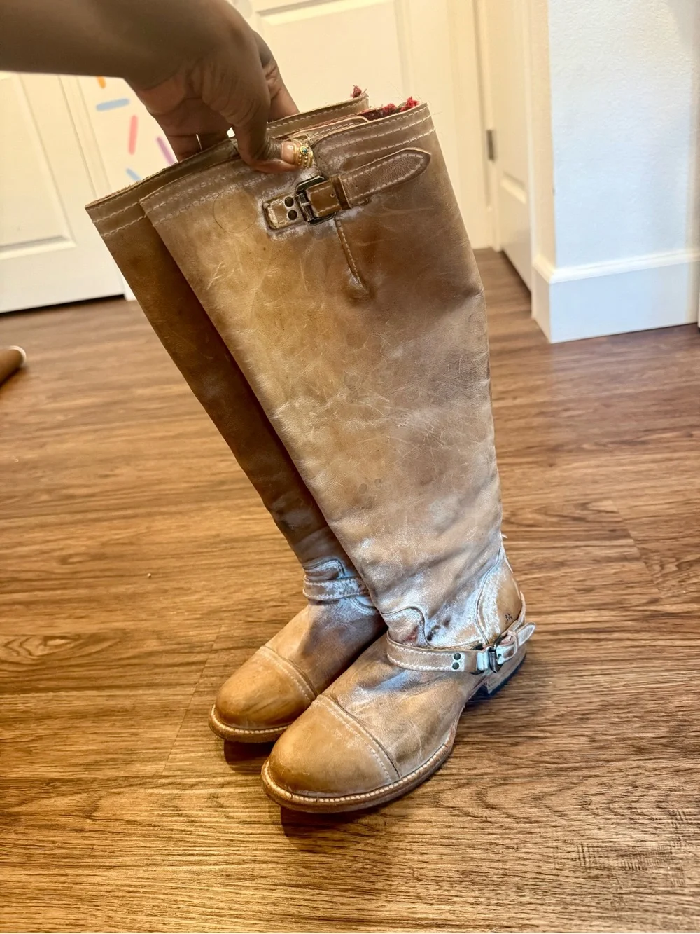 Freebird by Steven Tan Leather Over-the-Knee Boots size 8